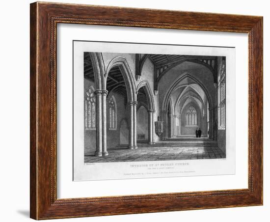 Interior of St Peter's Church, Oxford, 1833-John Le Keux-Framed Giclee Print