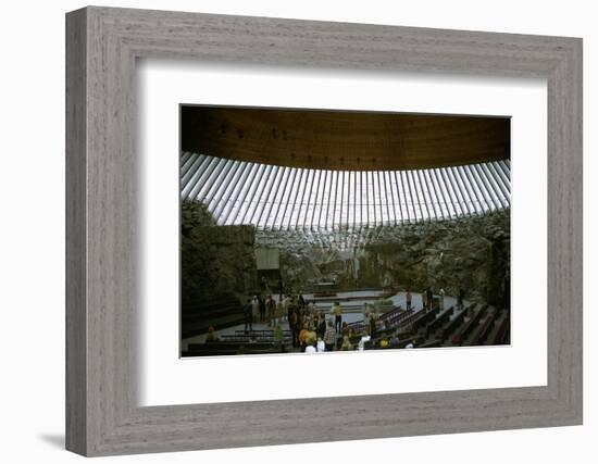 Interior of Temppeliaukio Church, 1960s-Unknown-Framed Photographic Print