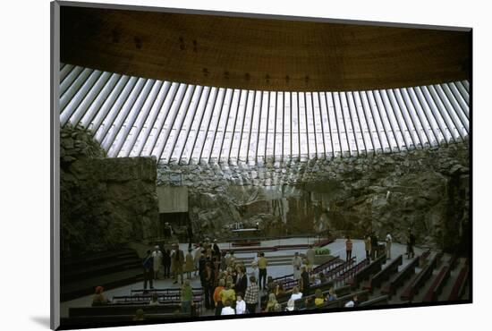 Interior of Temppeliaukio Church, 1960s-Unknown-Mounted Photographic Print