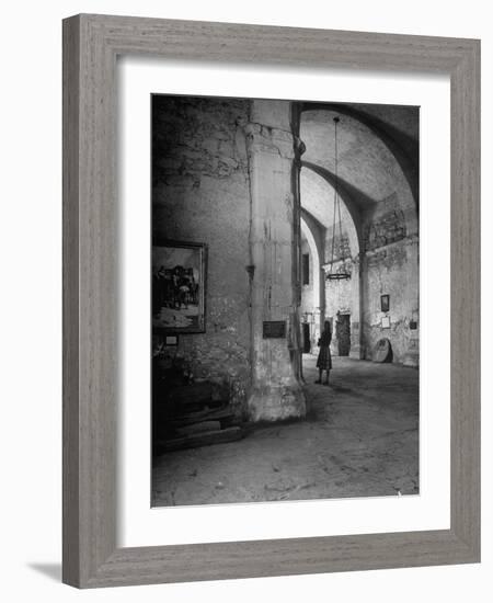 Interior of the Alamo-null-Framed Photographic Print