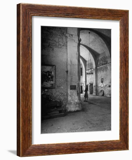 Interior of the Alamo-null-Framed Photographic Print