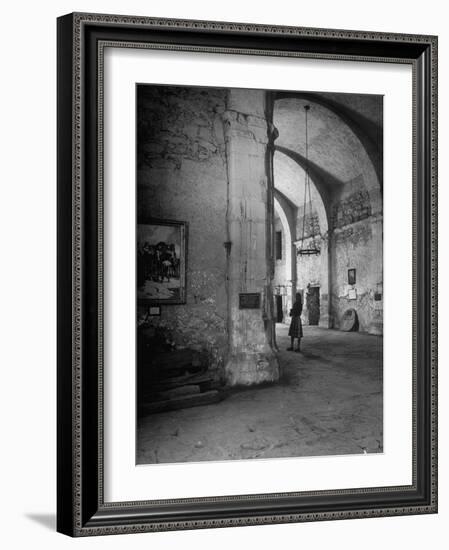 Interior of the Alamo-null-Framed Photographic Print