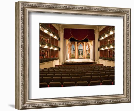 Interior of the Angela Peralta Theater, Mazatlan, Mexico-Charles Sleicher-Framed Photographic Print