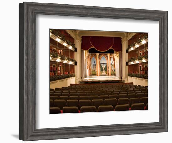 Interior of the Angela Peralta Theater, Mazatlan, Mexico-Charles Sleicher-Framed Photographic Print