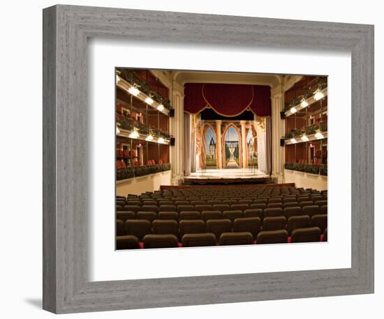 Interior of the Angela Peralta Theater, Mazatlan, Mexico-Charles Sleicher-Framed Photographic Print