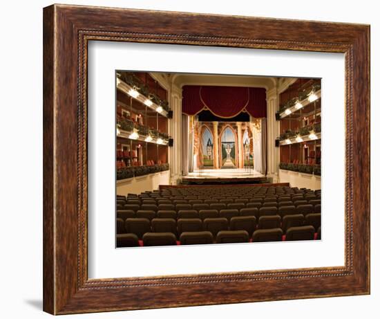 Interior of the Angela Peralta Theater, Mazatlan, Mexico-Charles Sleicher-Framed Photographic Print