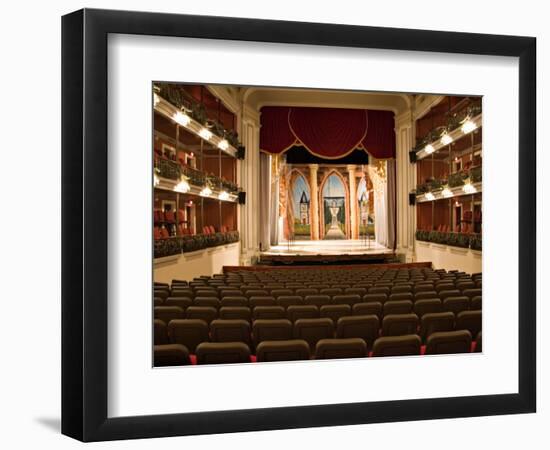 Interior of the Angela Peralta Theater, Mazatlan, Mexico-Charles Sleicher-Framed Photographic Print