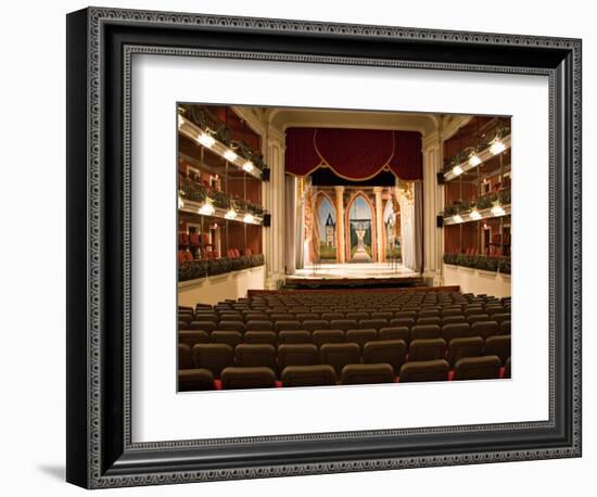 Interior of the Angela Peralta Theater, Mazatlan, Mexico-Charles Sleicher-Framed Photographic Print