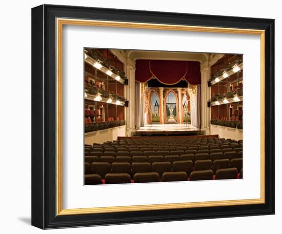 Interior of the Angela Peralta Theater, Mazatlan, Mexico-Charles Sleicher-Framed Photographic Print