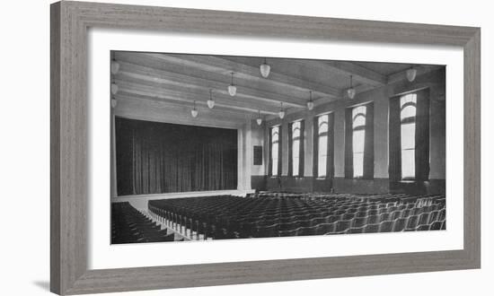 Interior of the auditorium, David Worth Dennis Junior High School, Richmond, Indiana, 1922-null-Framed Photographic Print