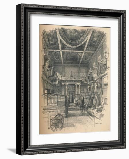 Interior of the Banqueting Hall, Whitehall Palace, 1902-Thomas Robert Way-Framed Giclee Print