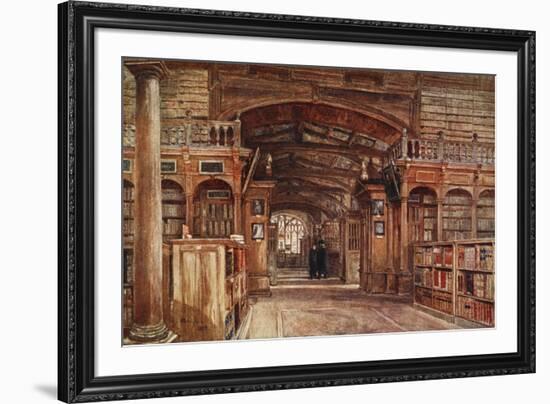 Interior of the Bodleian Library, 1903-John Fulleylove-Framed Giclee Print