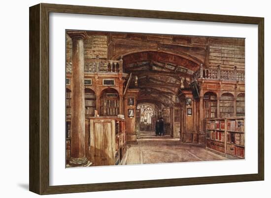 Interior of the Bodleian Library, 1903-John Fulleylove-Framed Giclee Print