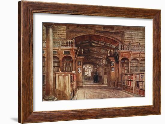 Interior of the Bodleian Library, 1903-John Fulleylove-Framed Giclee Print