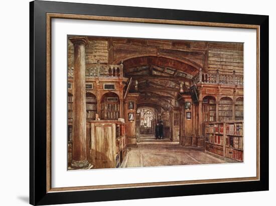 Interior of the Bodleian Library, 1903-John Fulleylove-Framed Giclee Print