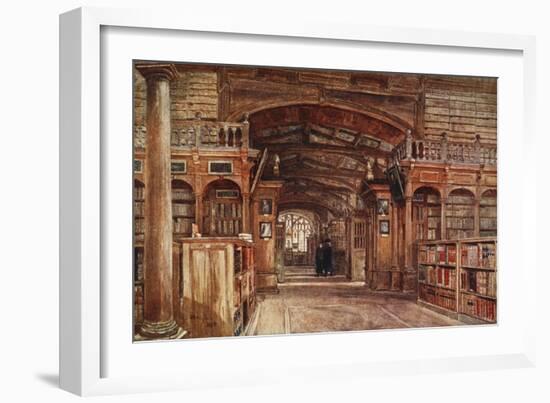 Interior of the Bodleian Library, 1903-John Fulleylove-Framed Giclee Print