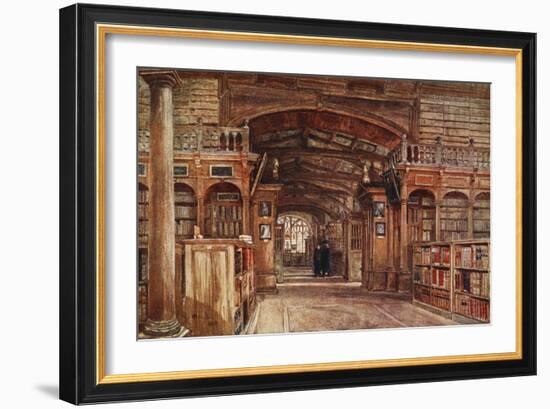 Interior of the Bodleian Library, 1903-John Fulleylove-Framed Giclee Print