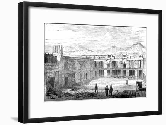 'Interior of the British Residency, Cabul, Looking South', 1879, (c1880)-Unknown-Framed Giclee Print