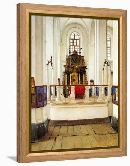 Interior of the Brody Synagogue-Isidor Kaufmann-Framed Stretched Canvas