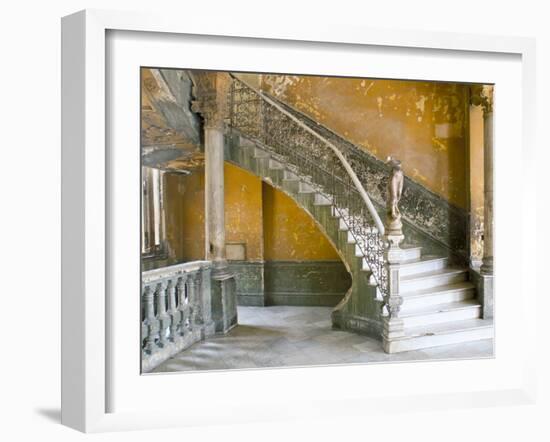Interior of the Building in Havana Centro, Havana, Cuba, West Indies, Central America-Lee Frost-Framed Photographic Print