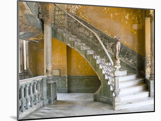 Interior of the Building in Havana Centro, Havana, Cuba, West Indies, Central America-Lee Frost-Mounted Photographic Print