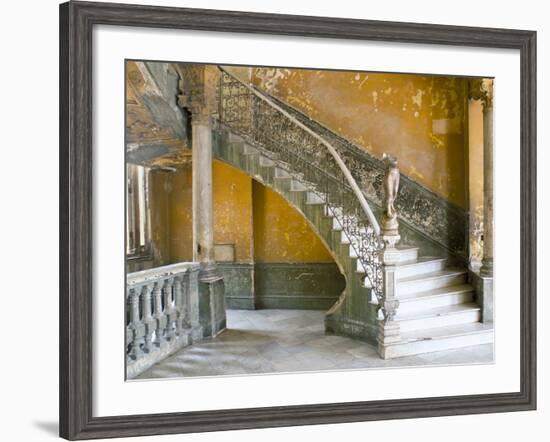 Interior of the Building in Havana Centro, Havana, Cuba, West Indies, Central America-Lee Frost-Framed Photographic Print