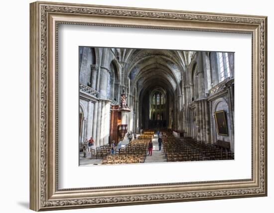 Interior of the Cathedral of Bordeaux, Aquitaine, France, Europe-Michael Runkel-Framed Photographic Print