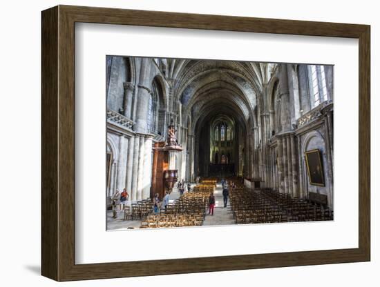 Interior of the Cathedral of Bordeaux, Aquitaine, France, Europe-Michael Runkel-Framed Photographic Print