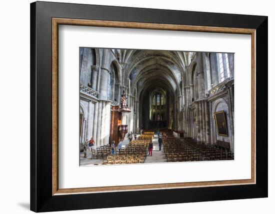 Interior of the Cathedral of Bordeaux, Aquitaine, France, Europe-Michael Runkel-Framed Photographic Print