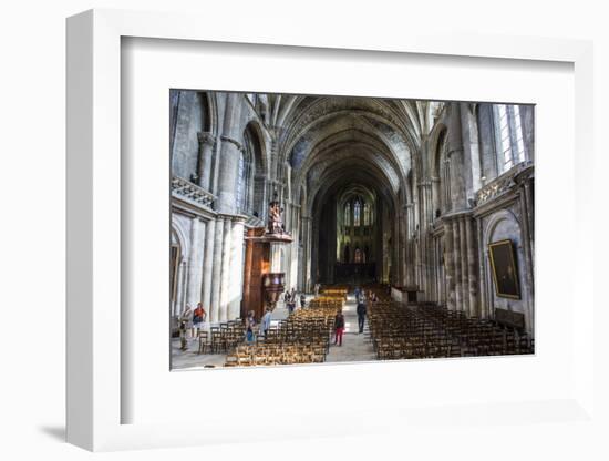 Interior of the Cathedral of Bordeaux, Aquitaine, France, Europe-Michael Runkel-Framed Photographic Print