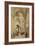 Interior of the Cathedral of Sens-Jean-Baptiste-Camille Corot-Framed Giclee Print