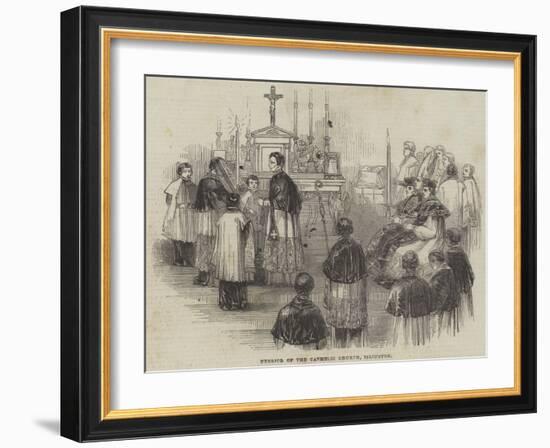 Interior of the Catholic Church, Islington-null-Framed Giclee Print