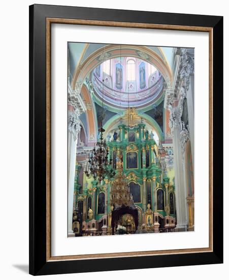 Interior of the Church of the Holy Spirit, Vilnius, Lithuania-Peter Thompson-Framed Photographic Print