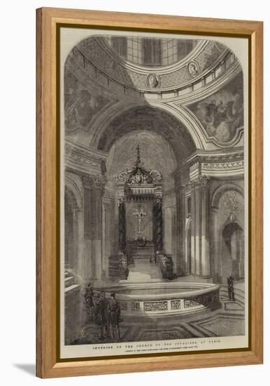 Interior of the Church of the Invalides, at Paris-null-Framed Premier Image Canvas