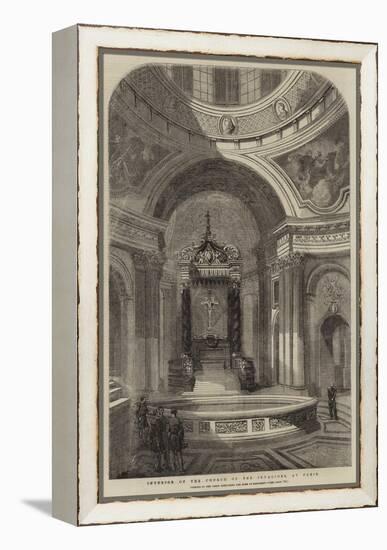 Interior of the Church of the Invalides, at Paris-null-Framed Premier Image Canvas