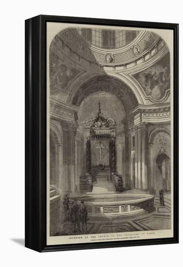 Interior of the Church of the Invalides, at Paris-null-Framed Premier Image Canvas