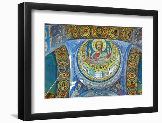 Interior of the Church of the Savior on Blood, Saint Petersburg, Russia-Ian Trower-Framed Photographic Print