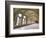 Interior of the cloister portico of the 12th century Noirlac Cistercian Abbey, Centre-Val del Loire-Francesco Fanti-Framed Photographic Print