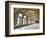 Interior of the cloister portico of the 12th century Noirlac Cistercian Abbey, Centre-Val del Loire-Francesco Fanti-Framed Photographic Print