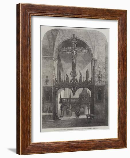 Interior of the Dom, Lubeck-Samuel Read-Framed Giclee Print