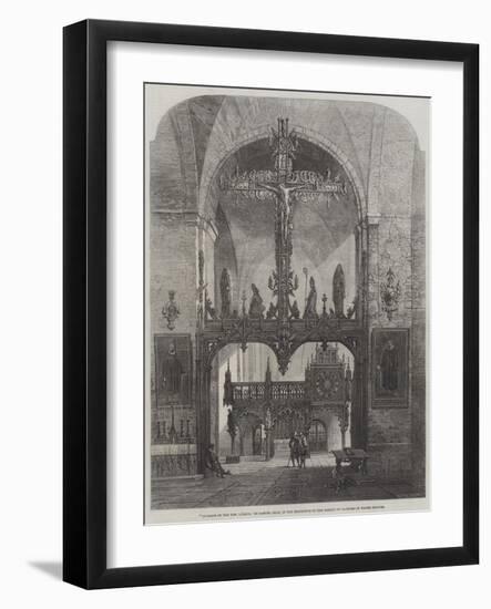 Interior of the Dom, Lubeck-Samuel Read-Framed Giclee Print