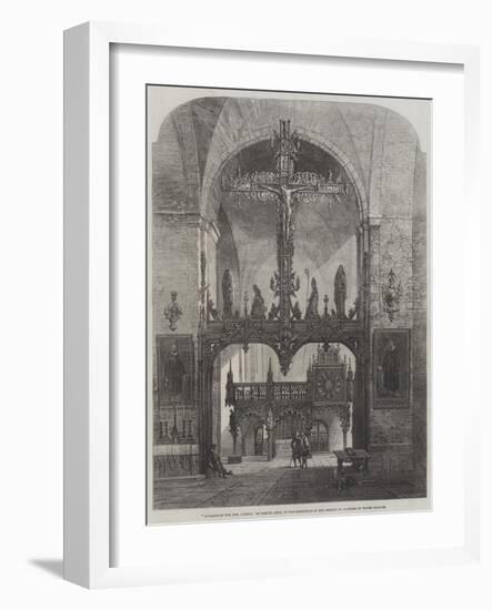 Interior of the Dom, Lubeck-Samuel Read-Framed Giclee Print