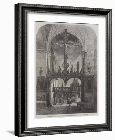 Interior of the Dom, Lubeck-Samuel Read-Framed Giclee Print