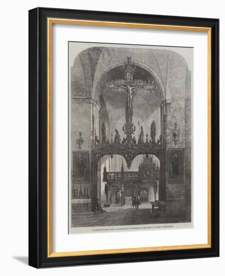 Interior of the Dom, Lubeck-Samuel Read-Framed Giclee Print