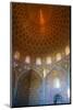 Interior of the dome of Sheikh Lotfollah Mosque, Isfahan, Iran, Middle East-James Strachan-Mounted Photographic Print