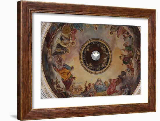 Interior of the Dome of St Isaac's Cathedral, St Petersburg, Russia, 2011-Sheldon Marshall-Framed Photographic Print