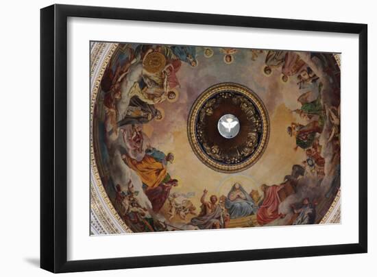 Interior of the Dome of St Isaac's Cathedral, St Petersburg, Russia, 2011-Sheldon Marshall-Framed Photographic Print