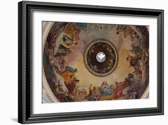 Interior of the Dome of St Isaac's Cathedral, St Petersburg, Russia, 2011-Sheldon Marshall-Framed Photographic Print