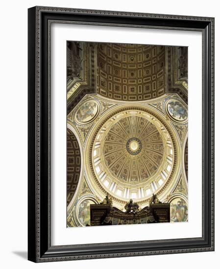 Interior of the Dome, St. Peter's Basilica, Vatican, Rome, Lazio, Italy-G Richardson-Framed Photographic Print
