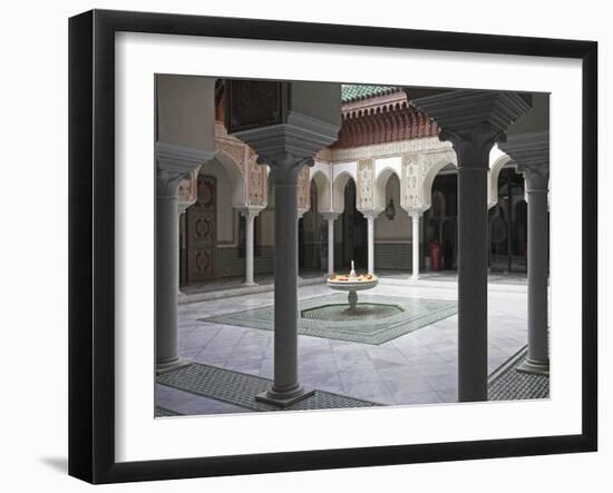 Interior of the Famous Mamounia Hotel in Marrakech-Julian Love-Framed Photographic Print